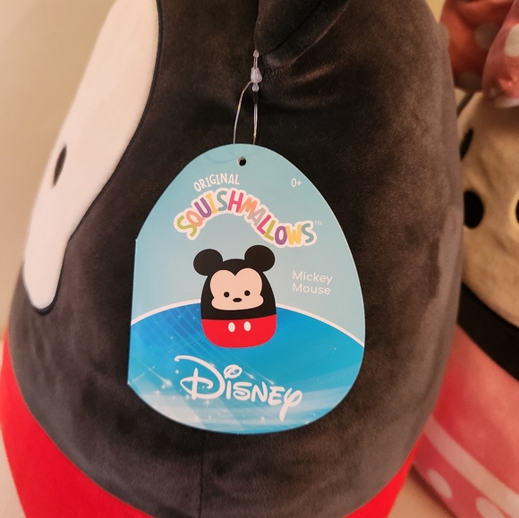 Disney Mickey Mouse Minnie Mouse Jumbo 18" Squishmallows - Picture 4 of 6